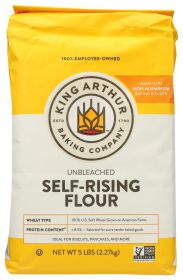 KING ARTHUR: Unbleached Self-Rising Flour, 5 lb