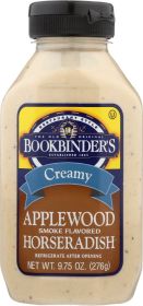 BOOKBINDERS: Applewood Smoked Flavored Horseradish, 9.75 oz