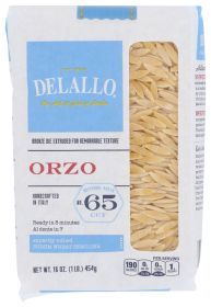 DELALLO: Orzo No. 65 Pasta, 16 oz