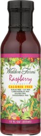 WALDEN FARMS: Raspberry Vinaigrette Dressing, 12 oz