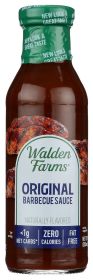 WALDEN FARMS: Original Barbeque Sauce, No Carbs And Sugar Free, 12 oz