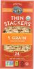 LUNDBERG: Rice Cakes Thin Stackers 5 Grain, 5.9 oz