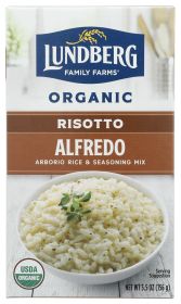 LUNDBERG: Organic Risotto Alfredo, 5.5 Oz