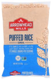 ARROWHEAD MILLS: Natural Puffed Rice Cereal, 6 oz