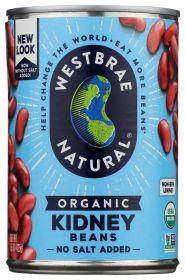 WESTBRAE NATURAL: Vegetarian Organic Kidney Beans, 15 oz