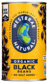 WESTBRAE: Organic Black Beans, 25 oz