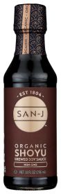 SAN-J: Organic Shoyu Naturally Brewed Soy Sauce, 10 oz