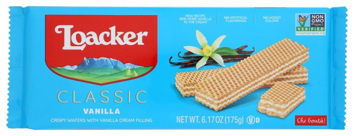 LOACKER: Wafer Vanilla 175G, 6.17 oz