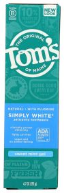 TOMS OF MAINE: Toothpaste White Gel Mint Sweet, 4.7 oz