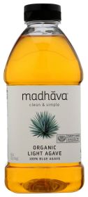 MADHAVA: Organic Golden Light Blue Agave, 46 oz