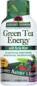 NATURE'S ANSWER: Green Tea Energy with Yerba Mate Mixed Berry Flavor, 2 Oz