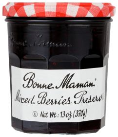 BONNE MAMAN: Mixed Berries Preserves, 13 oz