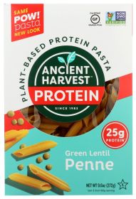 ANCIENT HARVEST: Pow! Pasta Green Lentil Penne, 8 oz