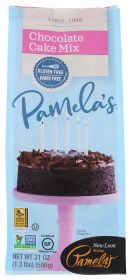 PAMELAS: Gluten Free Chocolate Cake Mix, 21 oz