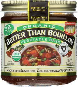 BETTER THAN BOUILLON: Organic Seasoned Vegetable Base, 8 oz