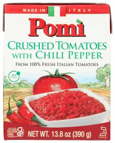 POMI: Tomatoes Crshd Chili Pepp, 13.8 oz