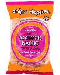 CHIPZ HAPPEN: Chips Tortill Chz Nch Df, 8 oz