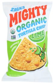 ZACKS MIGHTY: Chips Tortilla Lime, 9 OZ