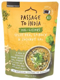 PASSAGE FOODS: Dal Ccnut Sp Pea Spinach, 9.8 oz