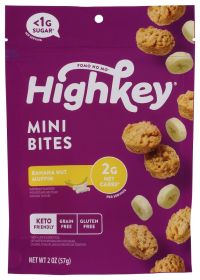 HIGH KEY SNACKS: Cookies Banana Nut Keto, 2 oz