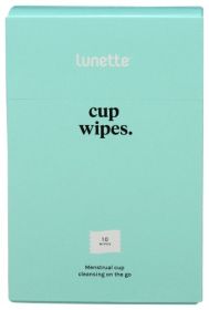 LUNETTE: Menstrual Cup Wipe, 10 pc