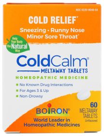 BOIRON: Coldcalm Homeopathic Cold Medicine, 60 Tablets