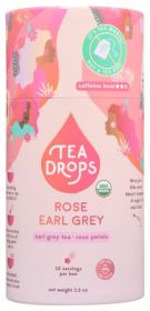 TEA DROPS: Tea Drops Rose Earl Grey, 3.2 OZ