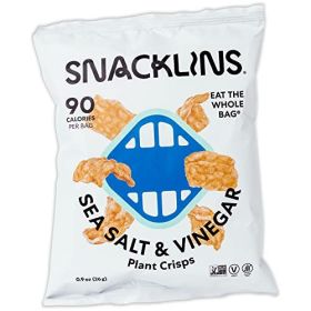 SNACKLINS: Chips Sea Salt Vinegar, 0.9 OZ