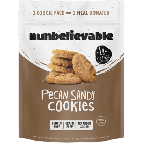 NUNBELIEVABLE: Cookies Pecan Sandy, 2.26 oz