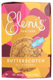 ELENI'S COOKIES: Butterscotch Box, 3.5 oz