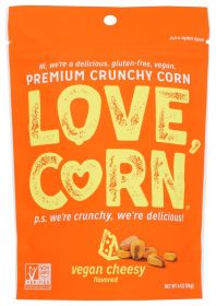 LOVE CORN: Love Corn Vegn Chezy Shre, 4 OZ