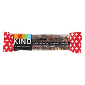 KIND: Plus Dark Chocolate Cherry Cashew + Antioxidants Bar, 1.4 oz