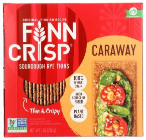 FINN CRISP: Caraway Crispbread, 7 oz