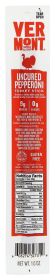 VERMONT: Smoke and Cure Real Sticks Turkey Uncured Pepperoni, 1 Oz