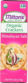 MILTONS:  Organic Himalayan Salt Crackers, 6 oz