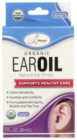 WALLY'S NATURAL PRODUCTS: Organic Ear Oil, 1 oz