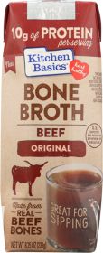 KITCHEN BASICS: Original Beef Bone Broth, 8.25 oz