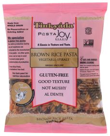 TINKYADA: Brown Rice Vegetable Pasta Spirals, 12 oz