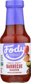 FODY FOOD CO: Bbq Sauce Original, 12 oz