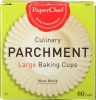 PAPER CHEF: Large Culinary Parchment Baking Cups, 60 Count