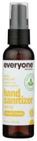 EVERYONE: Coconut Lemon Hand Sanitizer Spray, 2 oz