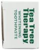 TEA TREE THERAPY: Natural Whitening Toothpaste with Tea Tree Oil, 3 oz