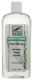 TEA TREE THERAPY: Mouthwash with Tea Tree Oil, 12 oz