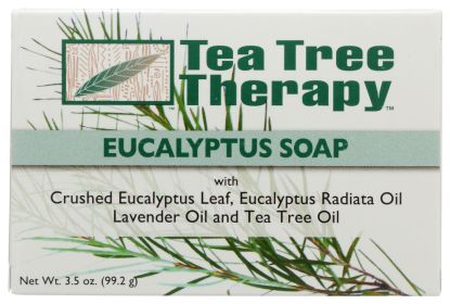 TEA TREE THERAPY: Eucalyptus Vegetable Base Soap, 3.5 oz