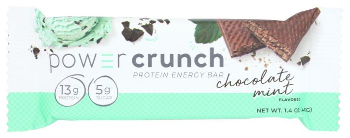 POWER CRUNCH: Bar Protein Chocolate Mint, 40 gm