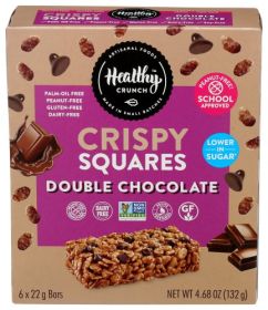 HEALTHY CRUNCH: Square Crisp Choco Double, 4.68 oz