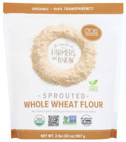 ONE DEGREE: Flour Whole Wheat Sprouted Organic, 32 oz