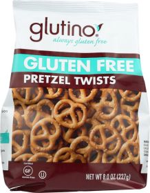 GLUTINO: Gluten Free Pretzel Twists, 8 oz