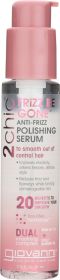 GIOVANNI COSMETICS: 2Chic Frizz Be Gone Polishing Serum Shea Butter & Sweet Almond Oil, 2.75 oz