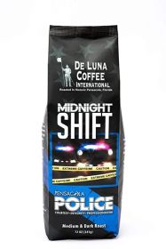 DELUNA COFFEE: Coffee Midnight Shift, 12 oz